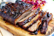Slow Cooked Brisket Smokey Black Bean Cakes  W Sweet Potato Apple Bake
