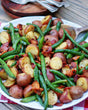 Baby Potatoes w Green Beans Eggs & Salsa Verde